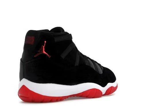 Jordan 11 Retro Bred Velvet (Women's) - Lucid Soles