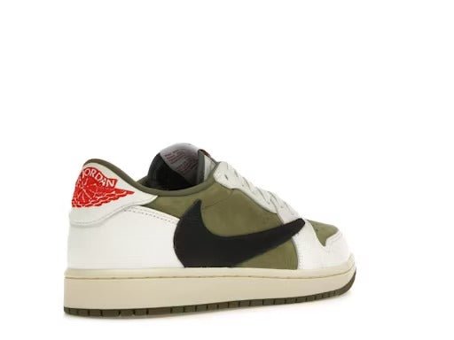 Air Jordan 1 Retro Low OG SP Travis Scott Medium Olive - Lucid Soles