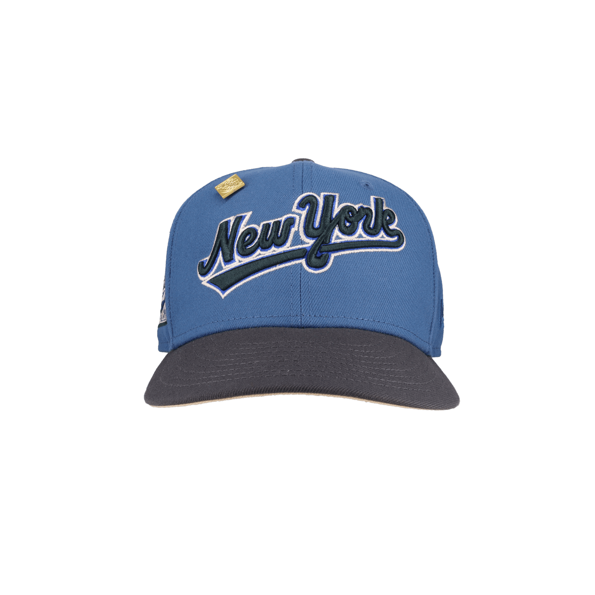 New York Mets Indigo Graphite Collection 25th Anniversary Fitted Hat - Lucid Soles