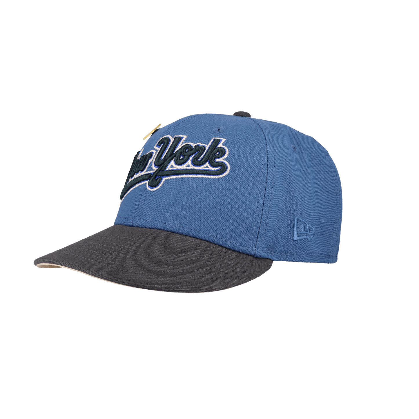New York Mets Indigo Graphite Collection 25th Anniversary Fitted Hat - Lucid Soles