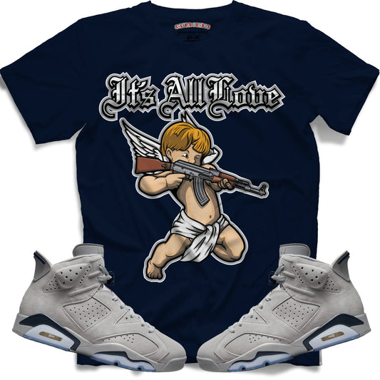 It's All Love (Retro 6 Georgetown) T-Shirt - Lucid Soles