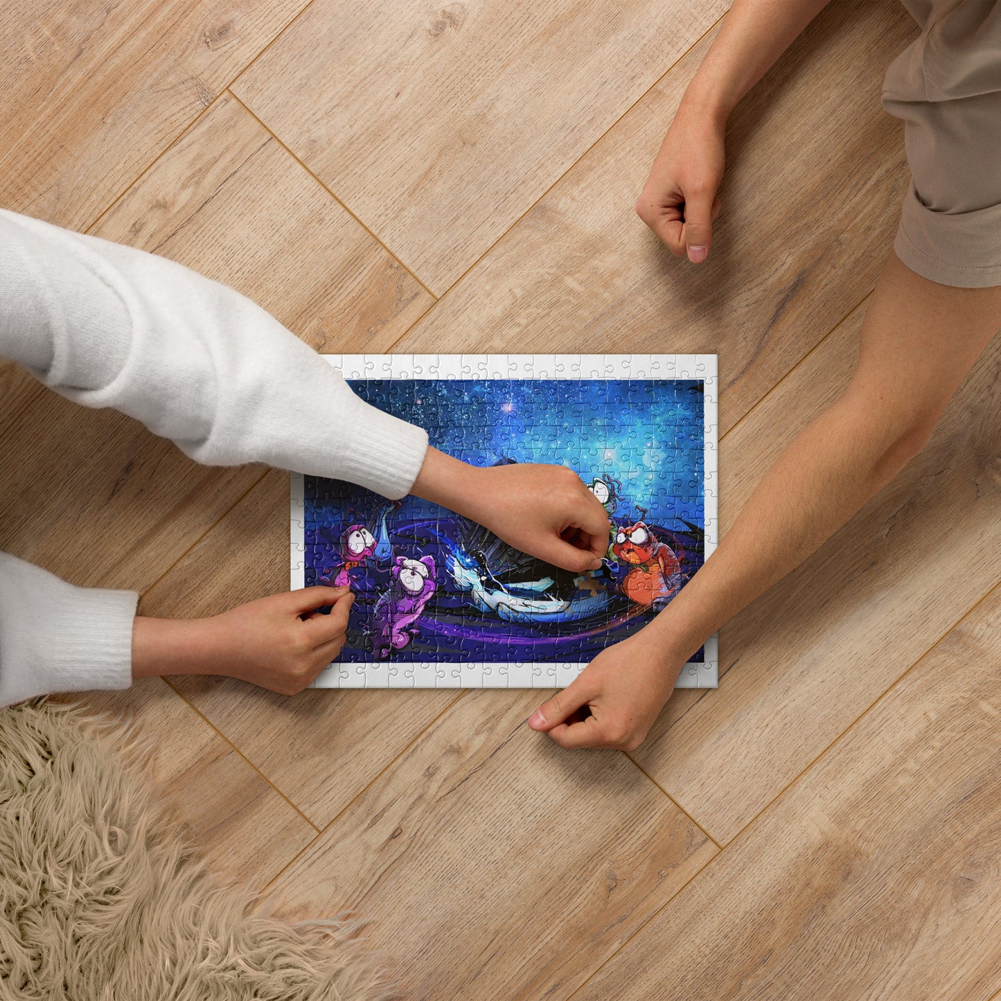 AIR JORDAN 11 RETRO SPACE JAM JIGSAW PUZZLE - Lucid Soles