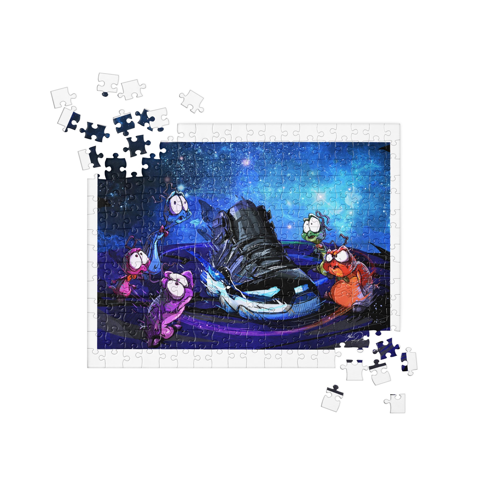 AIR JORDAN 11 RETRO SPACE JAM JIGSAW PUZZLE - Lucid Soles