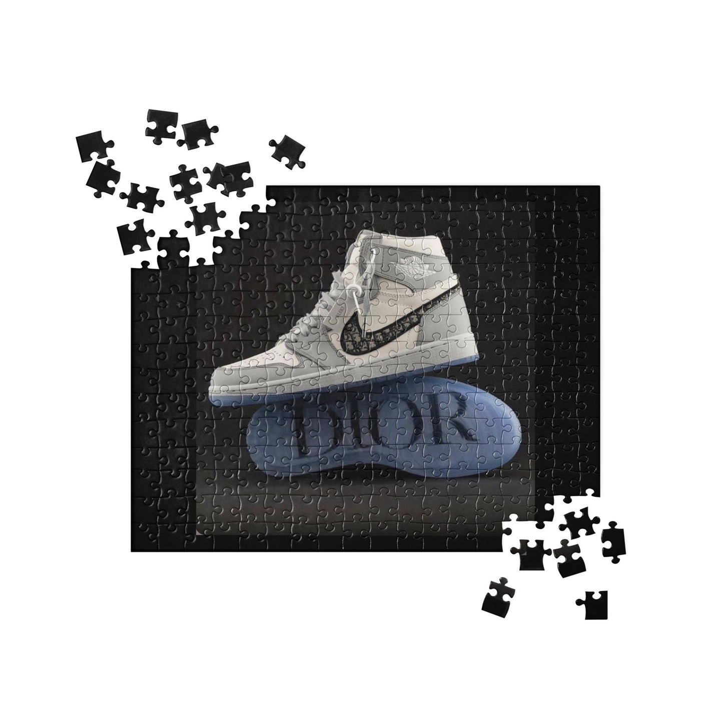 AIR JORDAN 1 RETRO HIGH "DIOR" JIGSAW PUZZLE - Lucid Soles