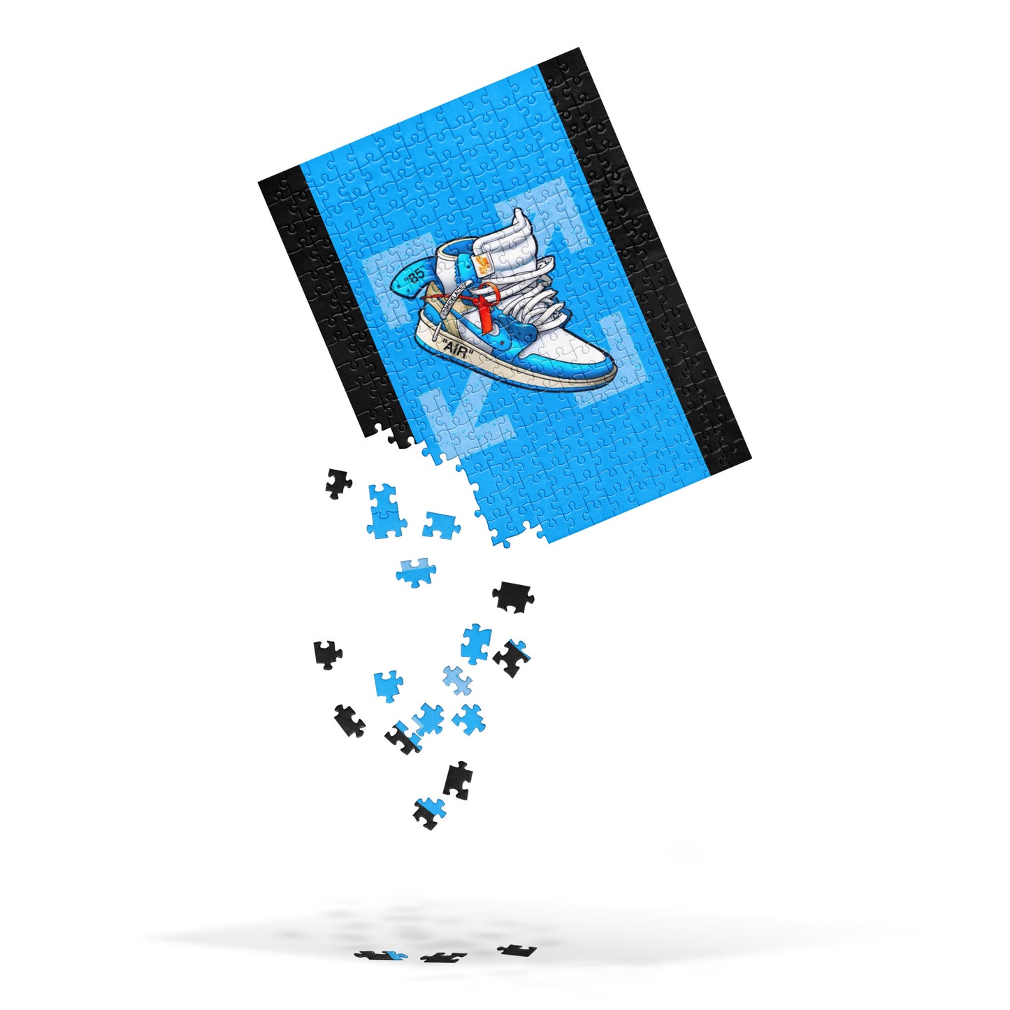 AIR JORDAN 1 RETRO HIGH "OFF - WHITE UNIVERSITY BLUE" - Lucid Soles