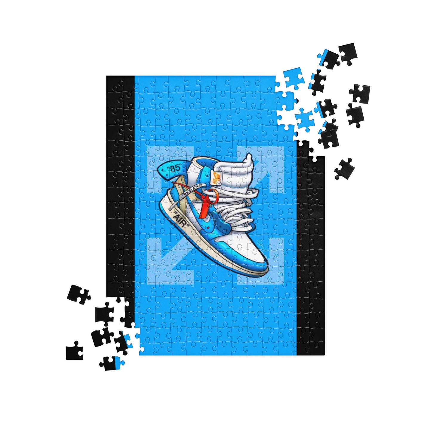 AIR JORDAN 1 RETRO HIGH "OFF - WHITE UNIVERSITY BLUE" - Lucid Soles
