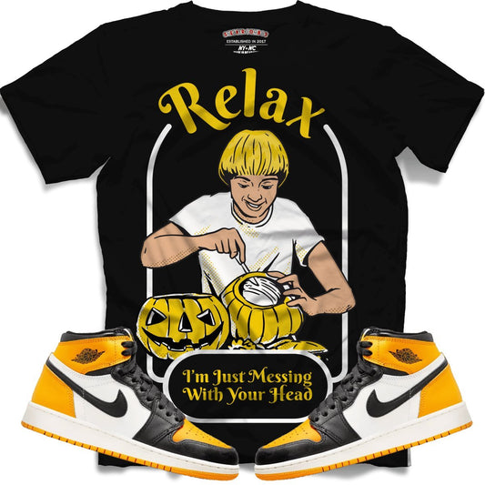 Just Messing With Your Head (Retro 1 Taxi) T-Shirt - Lucid Soles