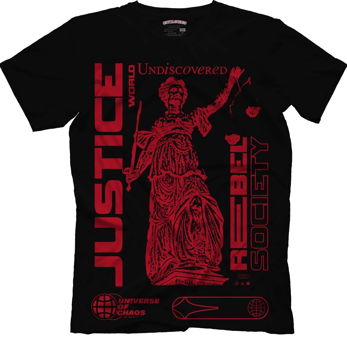 Justice World Undiscovered (Air Jordan 6 Toro Bravo) T-Shirt - Lucid Soles