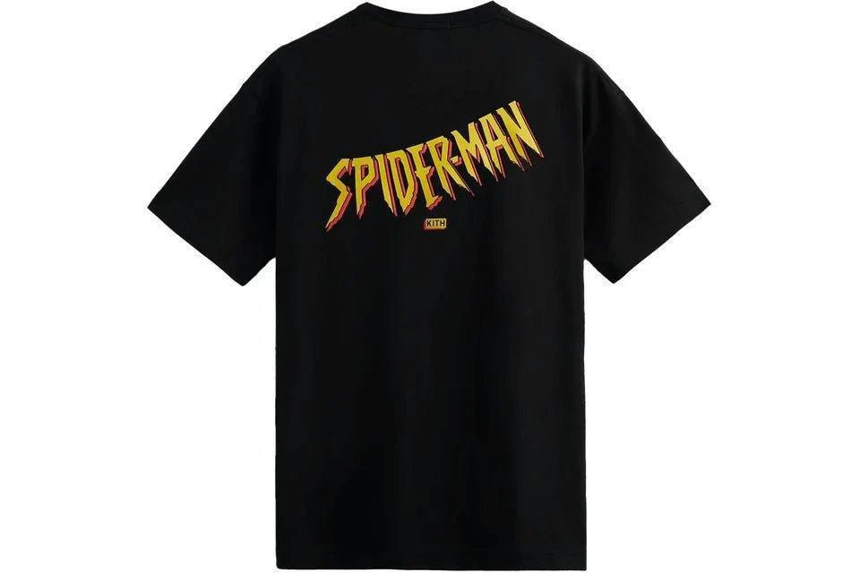 Kith Marvel Spider - Man Spotlight Tee Black - Lucid Soles