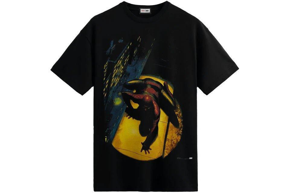 Kith Marvel Spider - Man Spotlight Tee Black - Lucid Soles