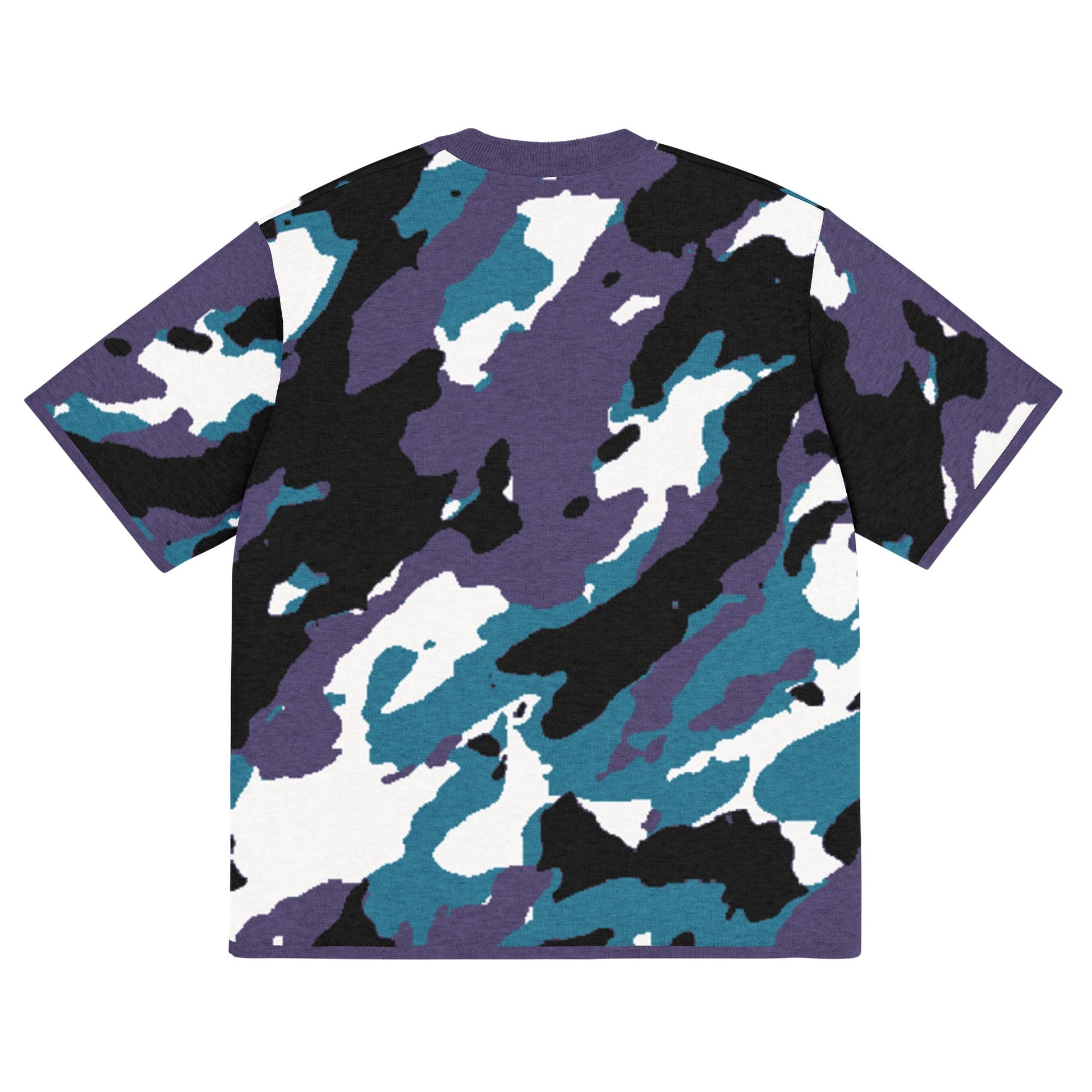 Misguided Camo (Air Jordan 5 Grape) Knitted Shirt - Lucid Soles