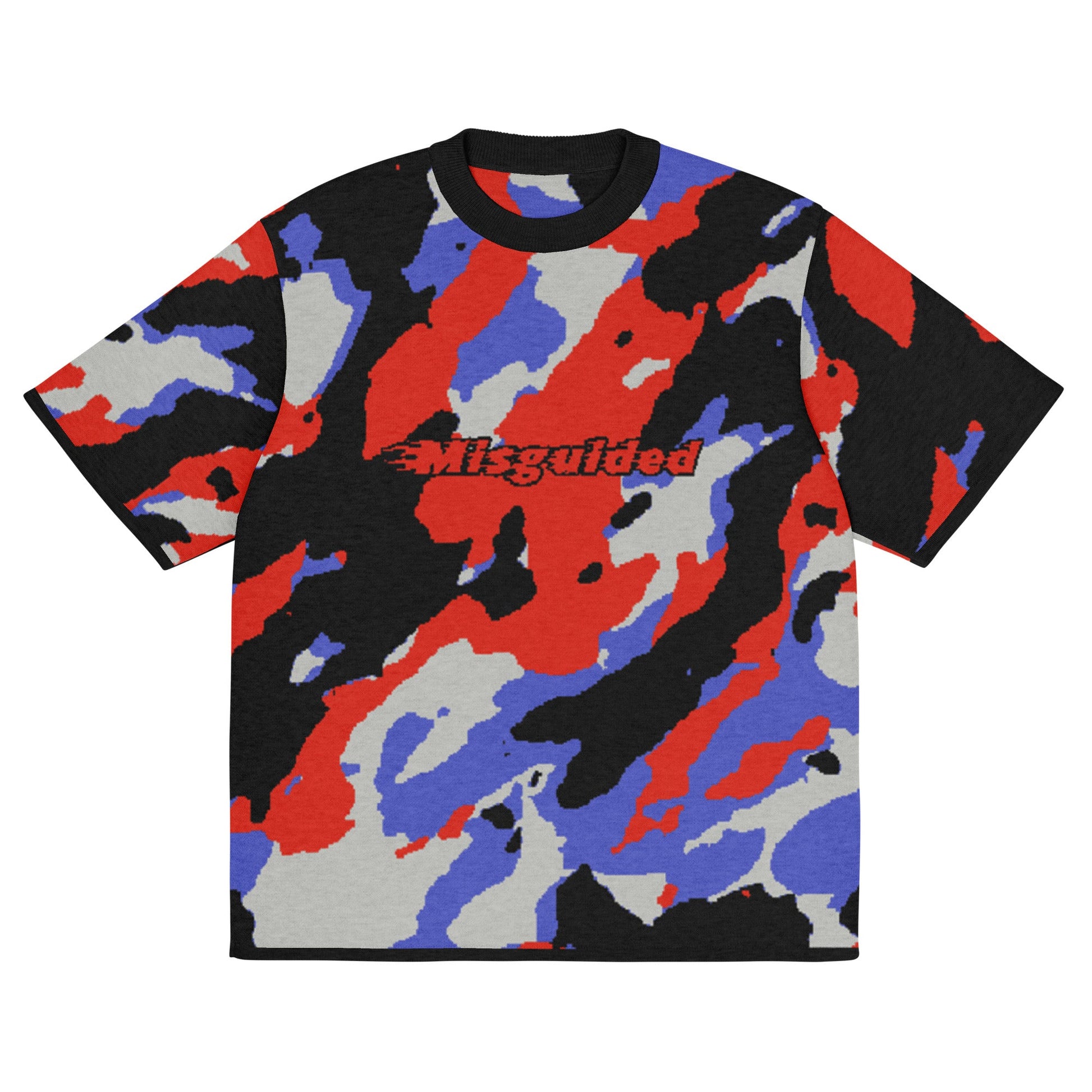 Misguided Camo (Air Jordan 4 Rare Air) Knitted Shirt - Lucid Soles