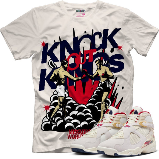 Knock Out Kings (SOLEFLY X AIR JORDAN 8 “MI CASA ES SU CASA”) T-Shirt - Lucid Soles