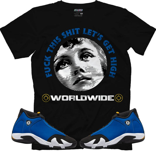 Let's Get High (Air Jordan 14 Laney) T-Shirt - Lucid Soles