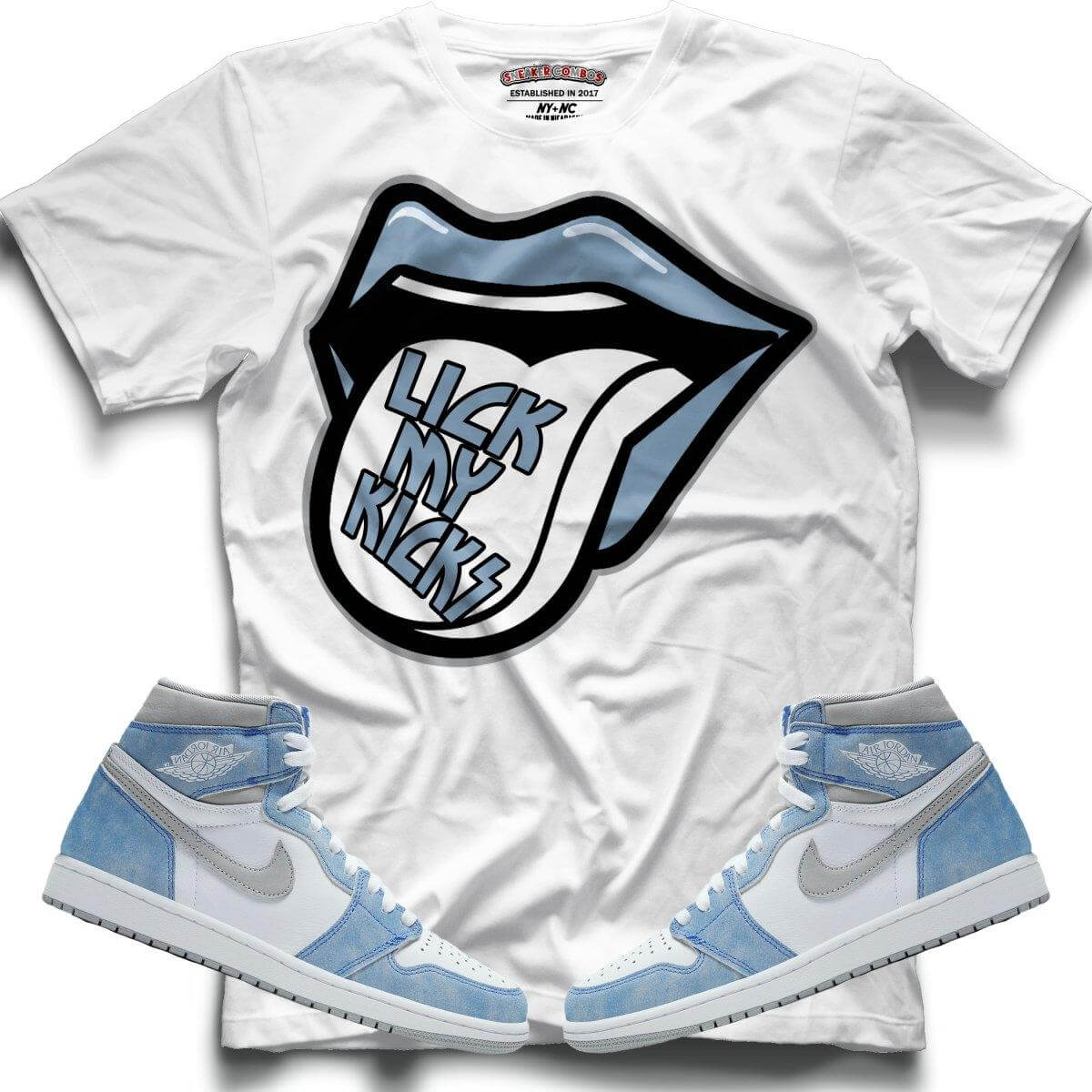 Lick My Kicks (High Og Hyper Royal 1's) T-Shirt - Lucid Soles
