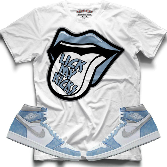 Lick My Kicks (High Og Hyper Royal 1's) T-Shirt - Lucid Soles