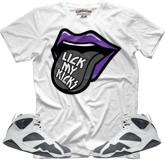 Lick My Kicks (Retro 7 Flint) T-Shirt - Lucid Soles