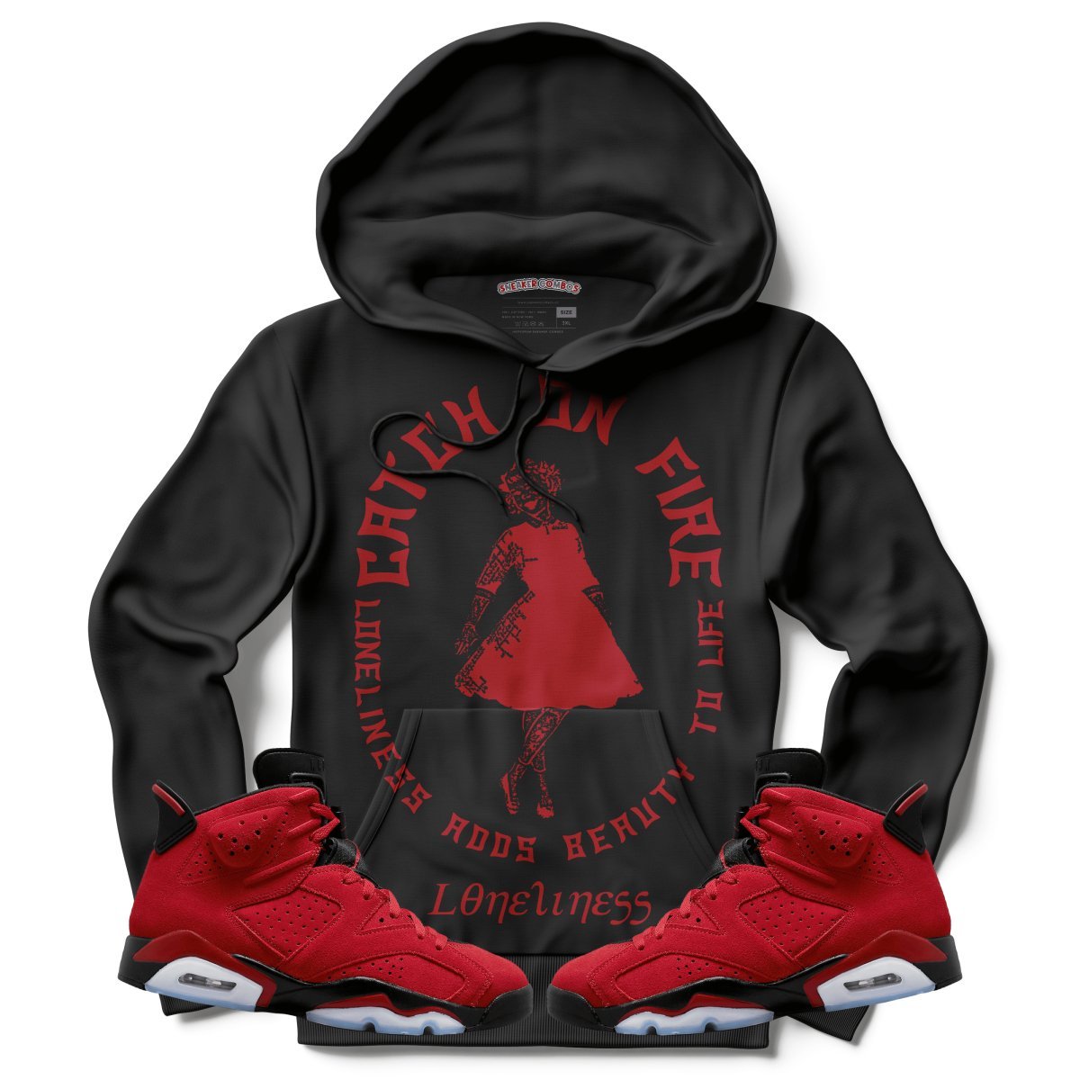 Loneliness Adds Beauty To Life (Air Jordan 6 Toro Bravo) Hoodie - Lucid Soles