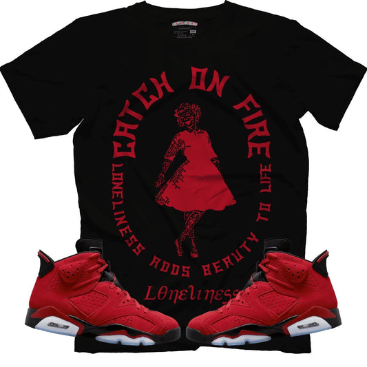 Loneliness Adds Beauty To Life (Air Jordan 6 Toro Bravo) T-Shirt - Lucid Soles