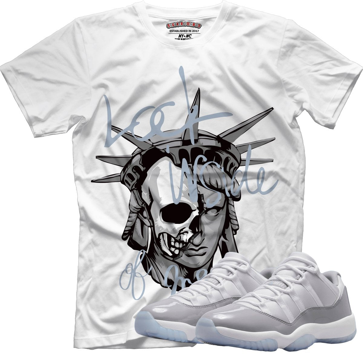 Look Inside Of Me (Air Jordan 11 Cement Grey) T-Shirt - Lucid Soles
