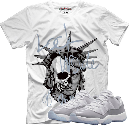 Look Inside Of Me (Air Jordan 11 Cement Grey) T-Shirt - Lucid Soles