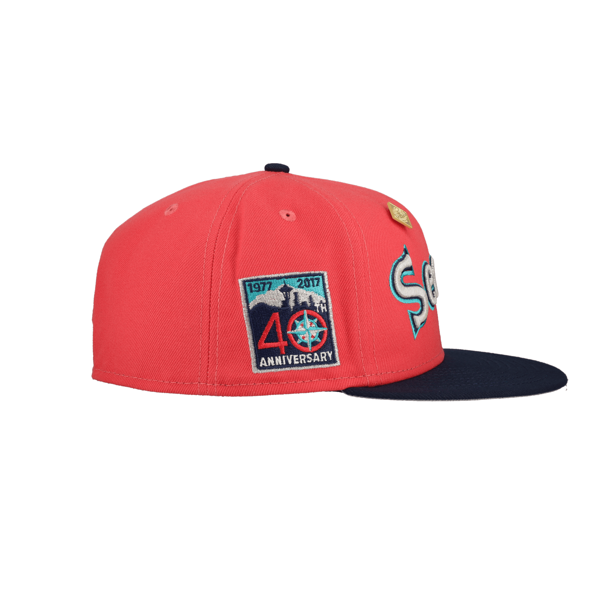 Seattle Mariners 40th Anniversary Side Patch 59Fifty Fitted Hat - Lucid Soles