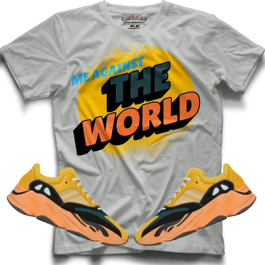Me against the world (Yeezy Boost 700 Sun) T-Shirt - Lucid Soles