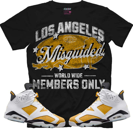 Members Only (Air Jordan 6 Retro Yellow Ochre) T-Shirt - Lucid Soles