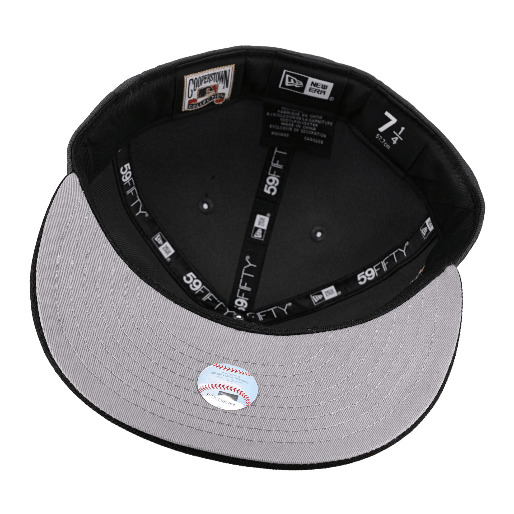 Cleveland Indians Metallic Stitching Inaugural Season Patch Fitted Hat - Lucid Soles