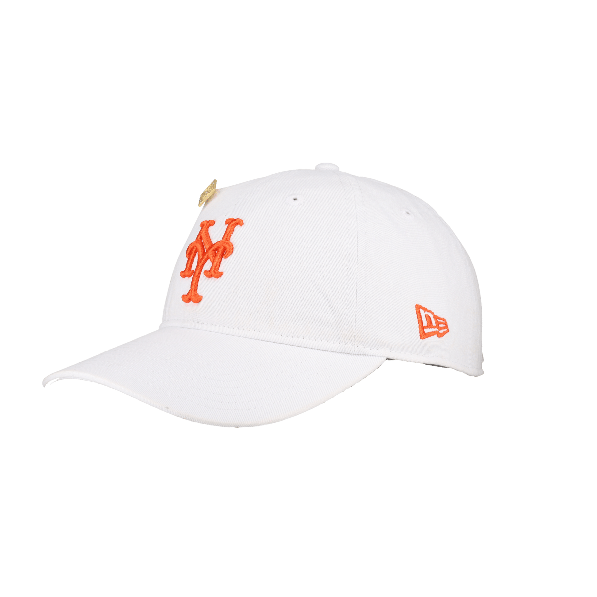 New York Mets New Era 9Twenty Adjustable Hat (White Orange) - Lucid Soles