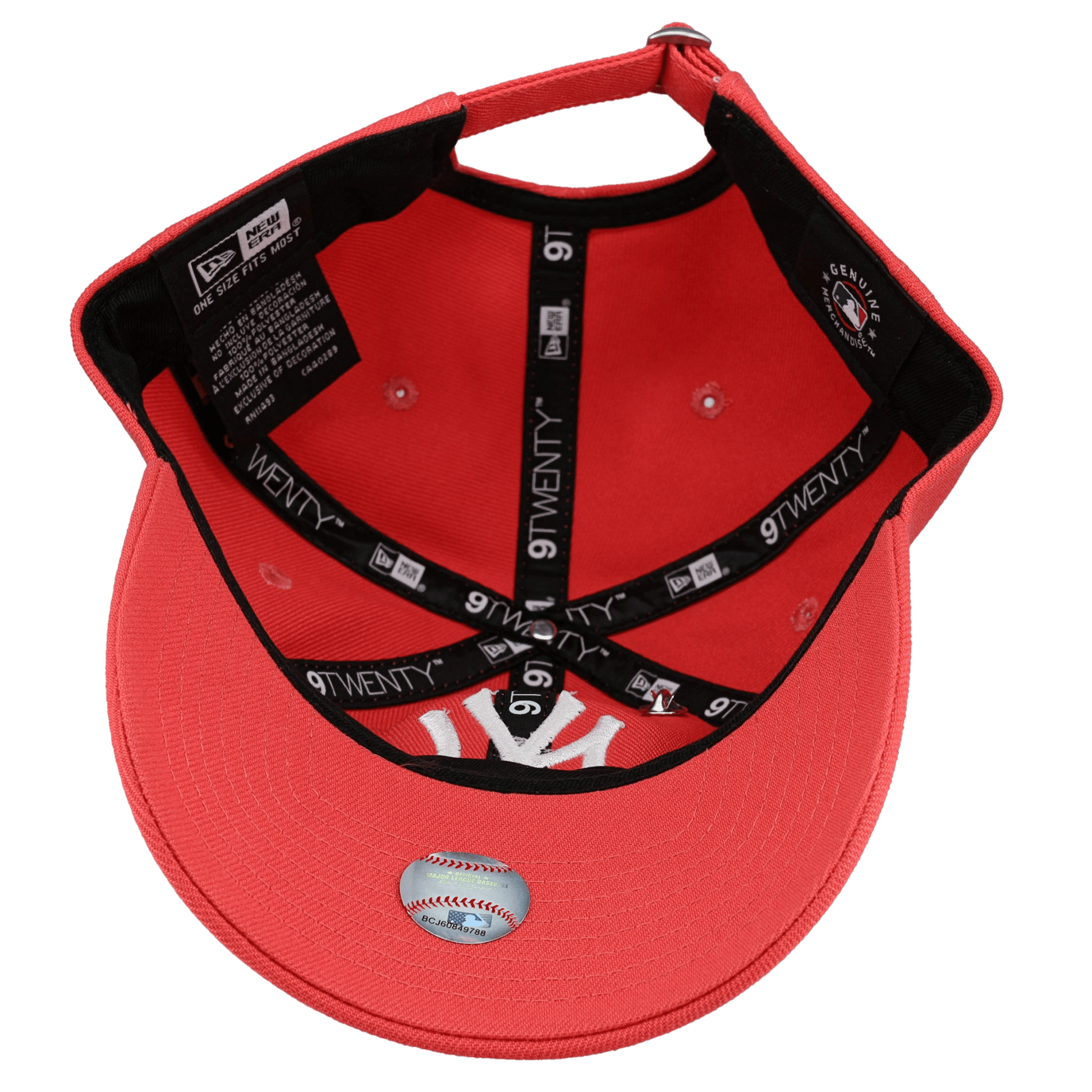 New York Yankees New Era 9Twenty Adjustable Hat (Coral) - Lucid Soles