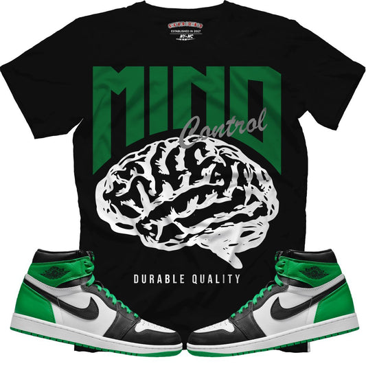 Mind Control (Air Jordan 1 Lucky Green) T-Shirt - Lucid Soles