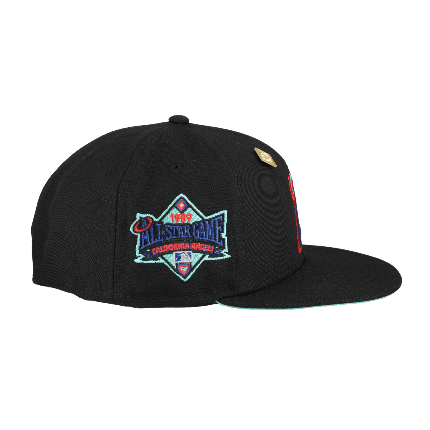 California Angels Mintacular Collection 1989 All Star Game Patch Fitted Hat - Lucid Soles