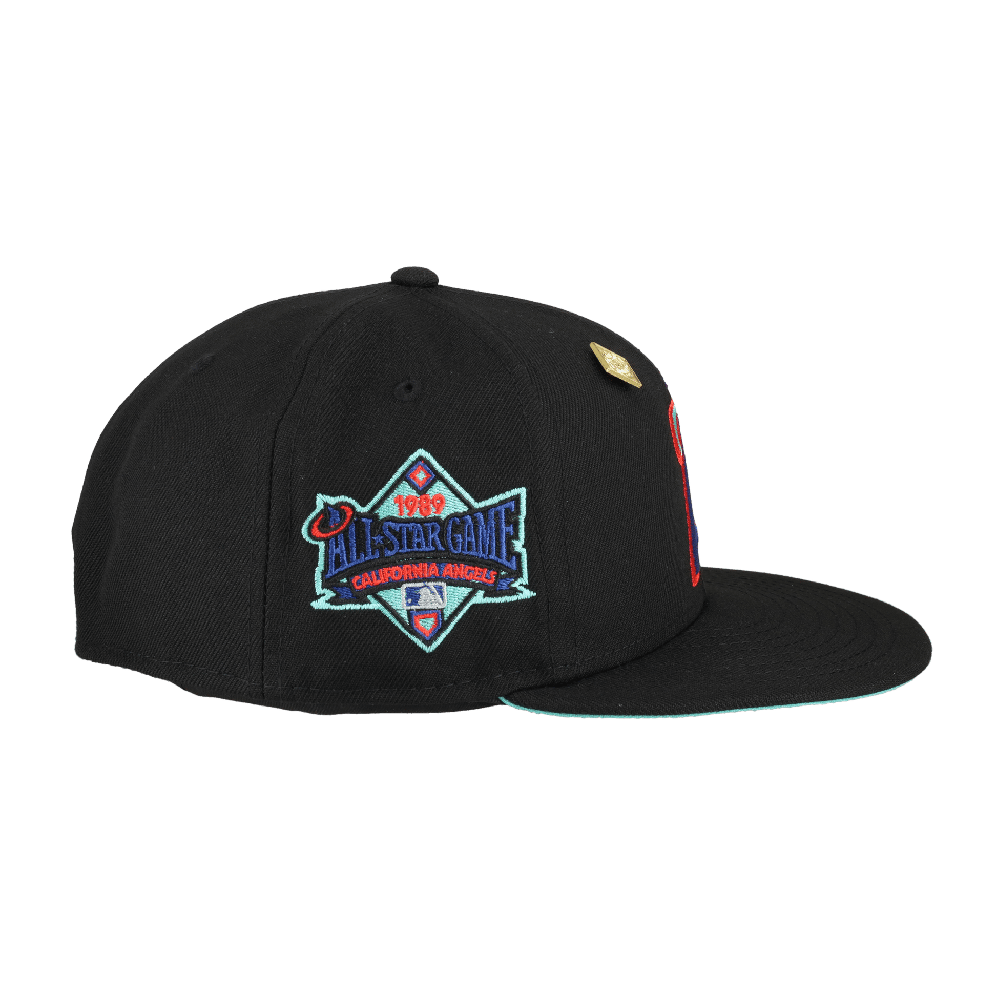 California Angels Mintacular Collection 1989 All Star Game Patch Fitted Hat - Lucid Soles