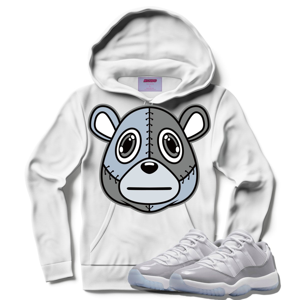 Misguided (Air Jordan 11 Cement Grey) Hoodie - Lucid Soles