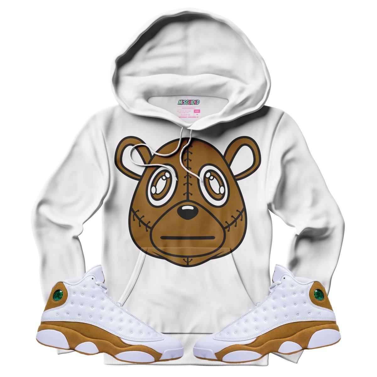 Misguided (Air Jordan 13 Wheat) Hoodie - Lucid Soles