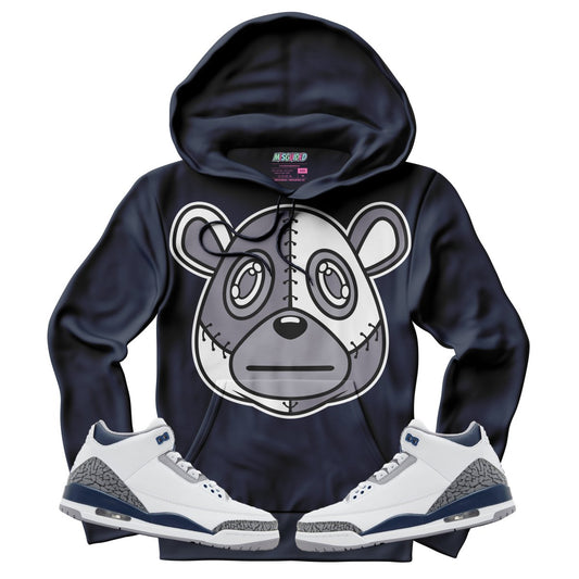 Misguided (Air Jordan 3 White Navy) Hoodie - Lucid Soles