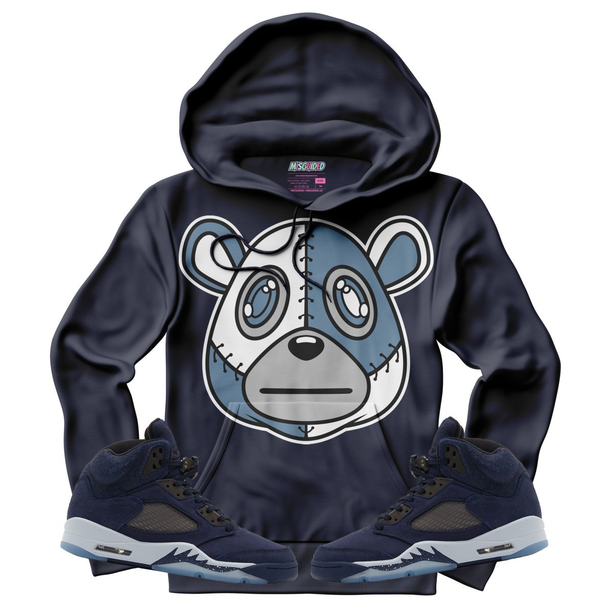 Misguided (Air Jordan 5 Midnight Navy) Hoodie - Lucid Soles