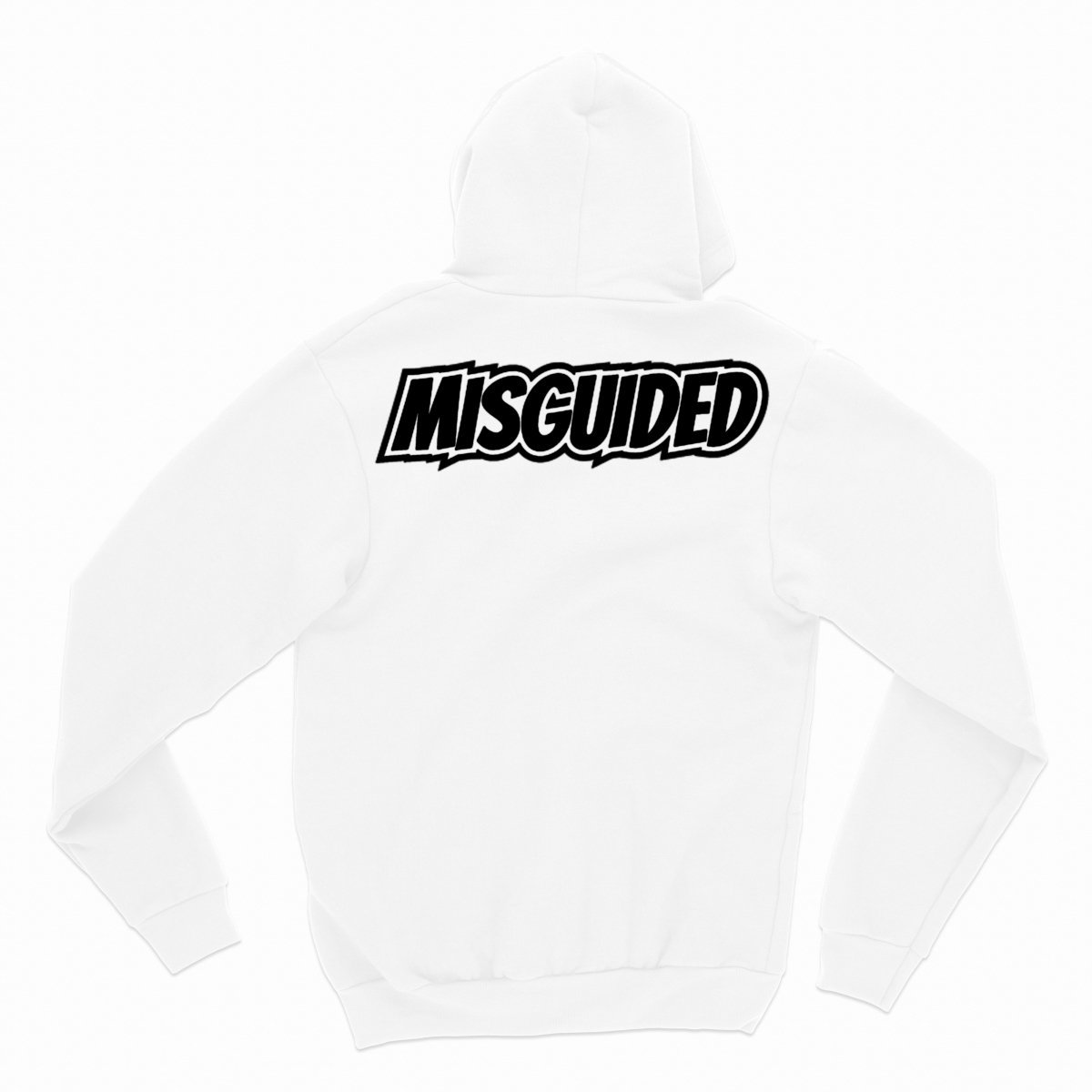 Misguided Chenille Hoodie - White - Lucid Soles