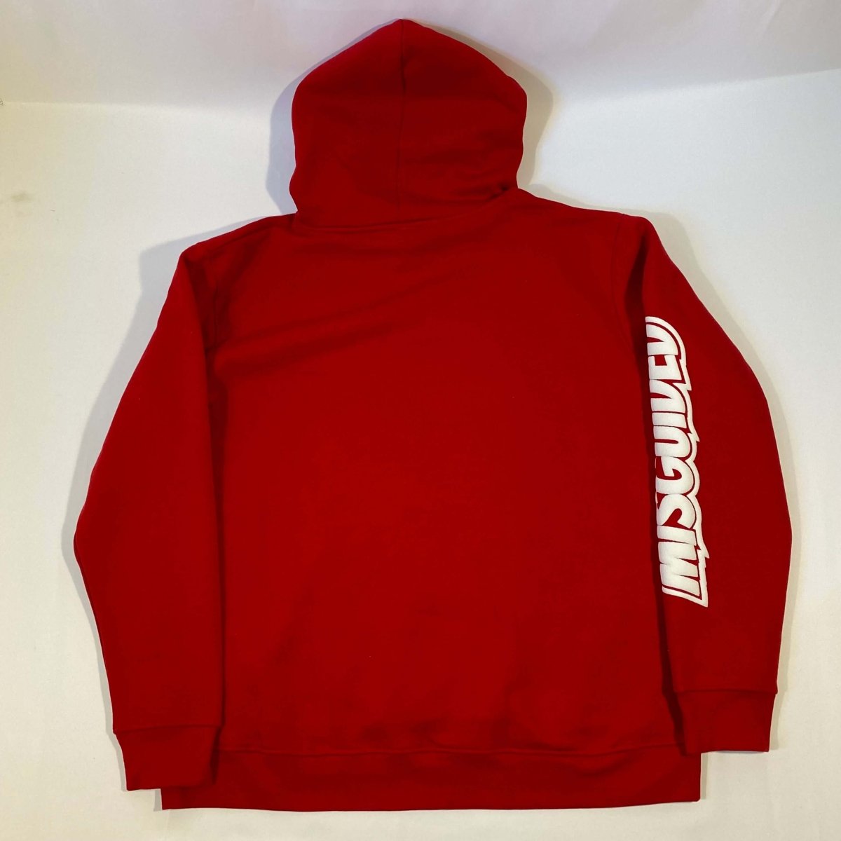 Misguided Chenille (Red Oreo 6's) Hoodie - Red - Lucid Soles