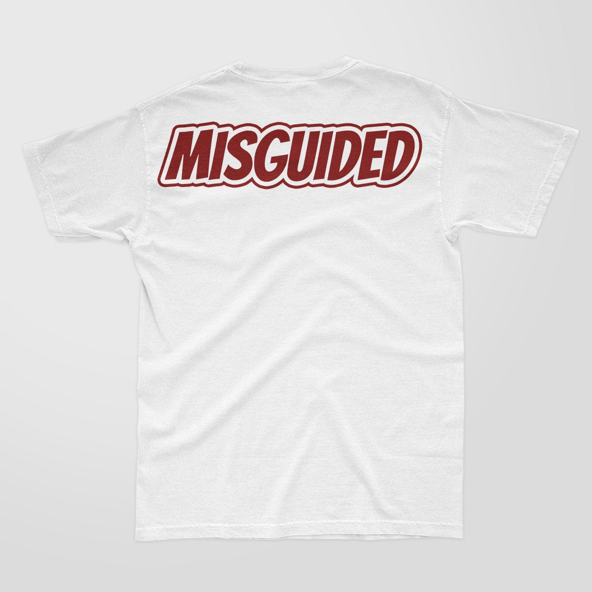 Misguided Chenille (Red Oreo 6's) T-Shirt - White - Lucid Soles