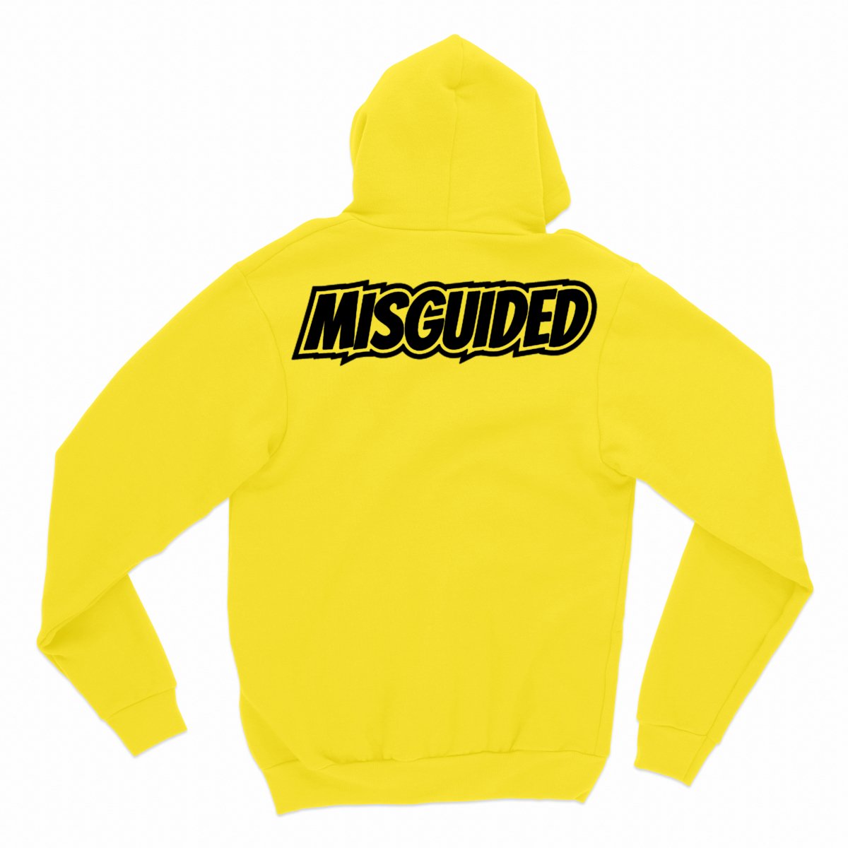 Misguided Chenille (Retro 1 Taxi) Hoodie - Yellow - Lucid Soles