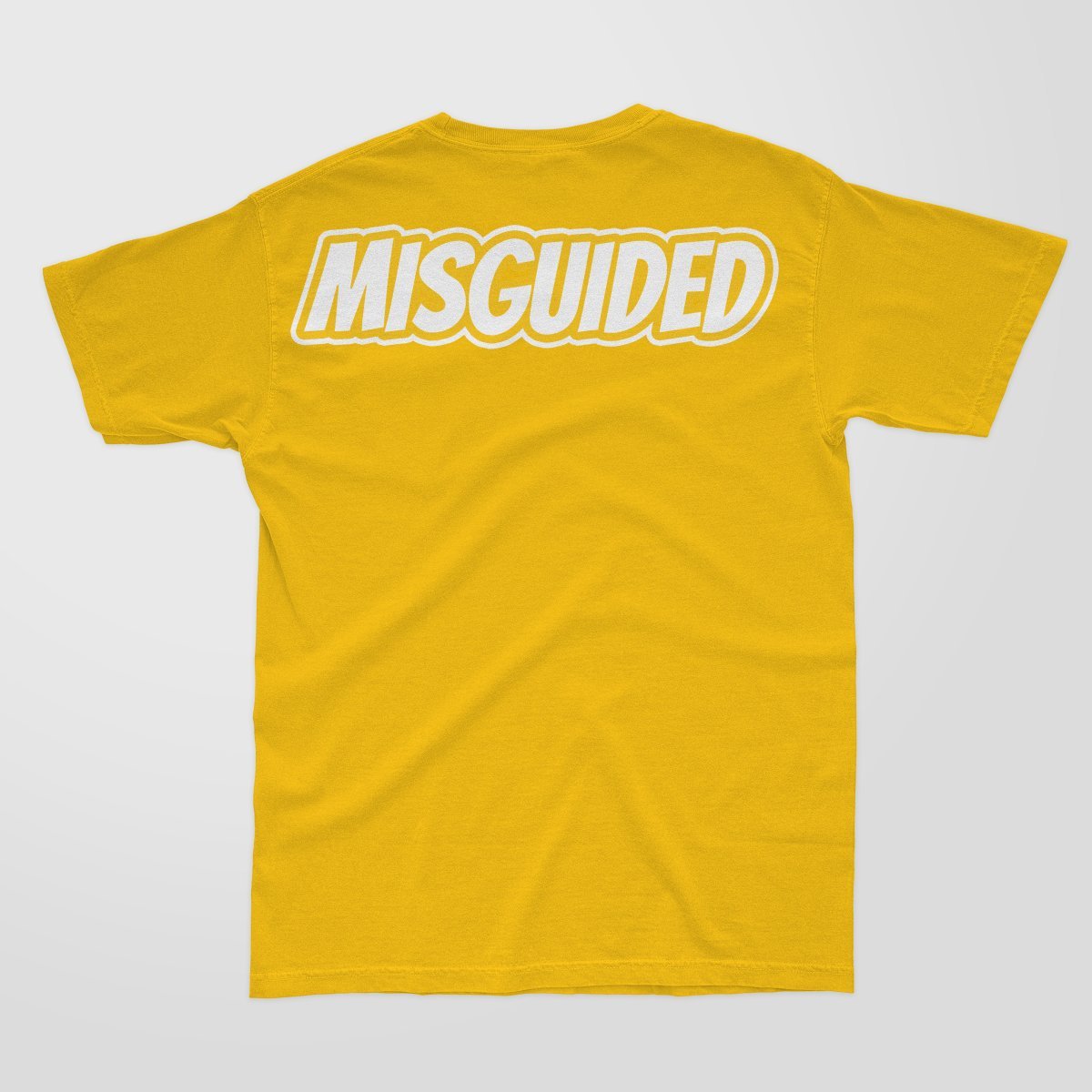 Misguided Chenille (Retro 1 Taxi) T-Shirt - Yellow - Lucid Soles