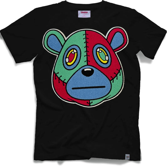 Misguided Chenille T-Shirt - Black - Lucid Soles