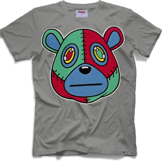 Misguided Chenille T-Shirt - Grey - Lucid Soles