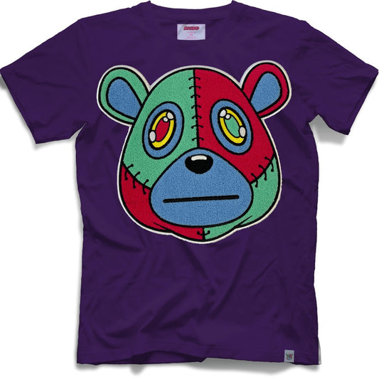 Misguided Chenille T-Shirt - Purple - Lucid Soles