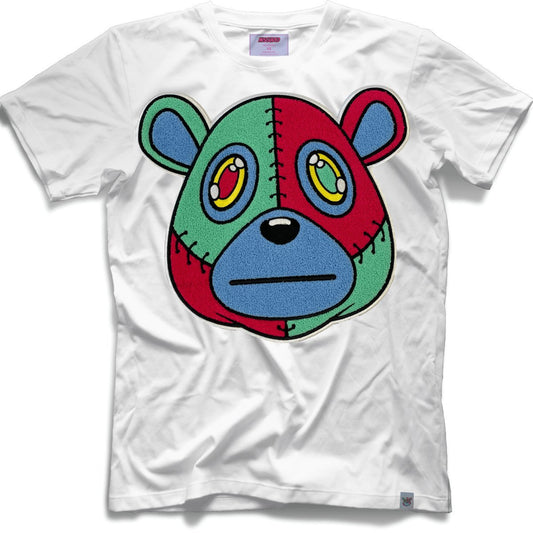 Misguided Chenille T-Shirt - White - Lucid Soles