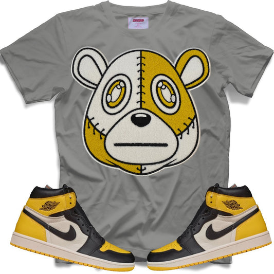 Misguided Chenille (Taxi 1's) T-Shirt - Grey - Lucid Soles