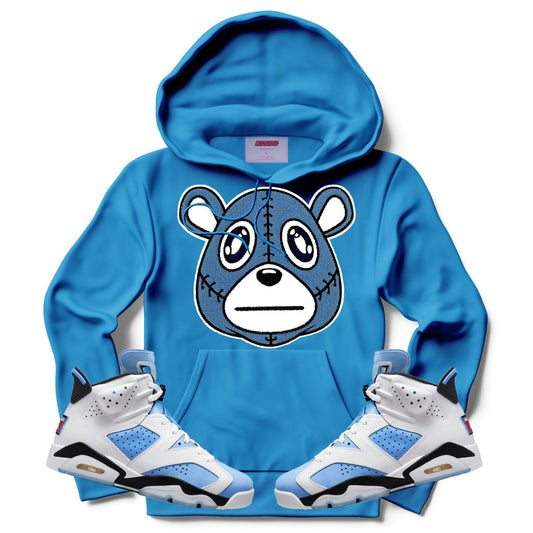 Misguided Chenille (UNC 6's) Hoodie - Sky Blue - Lucid Soles