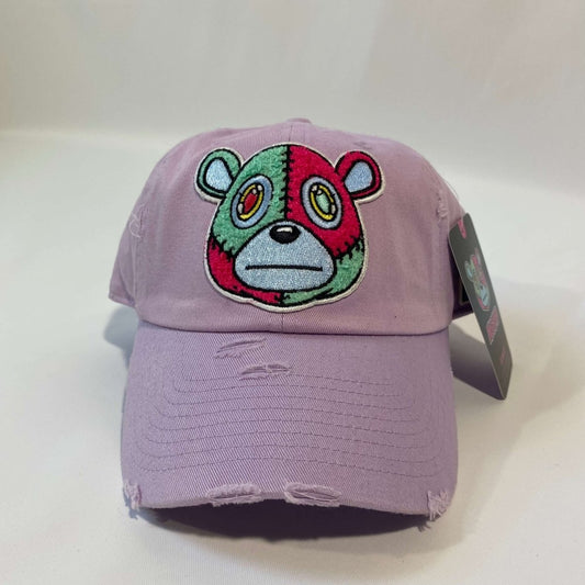 Misguided Distressed Dad Hat - Lavender - Lucid Soles
